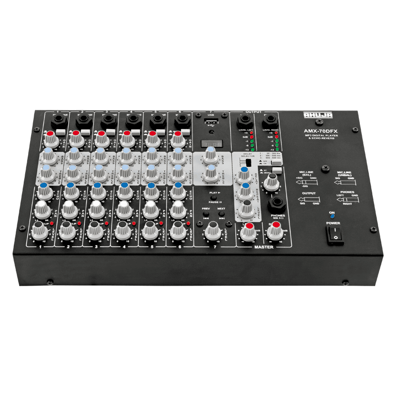 Ahuja AMX-70DFX 7 Channel with built-in Digital Player AC Operation