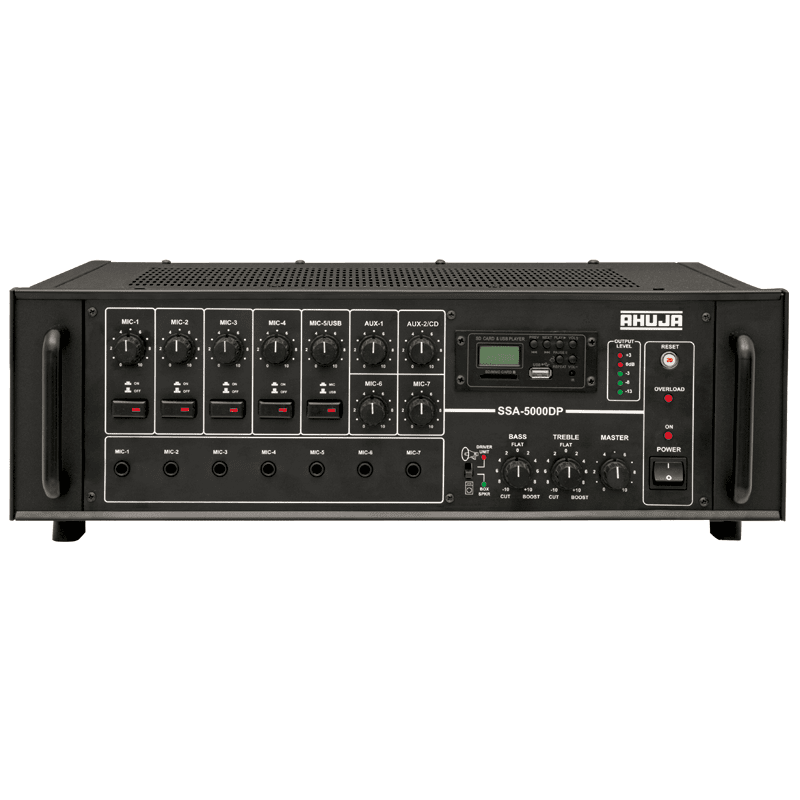 Ahuja SSA-5000DP 500 WATTS with Built-in Digital Player High Wattage PA Mixer Amplifier