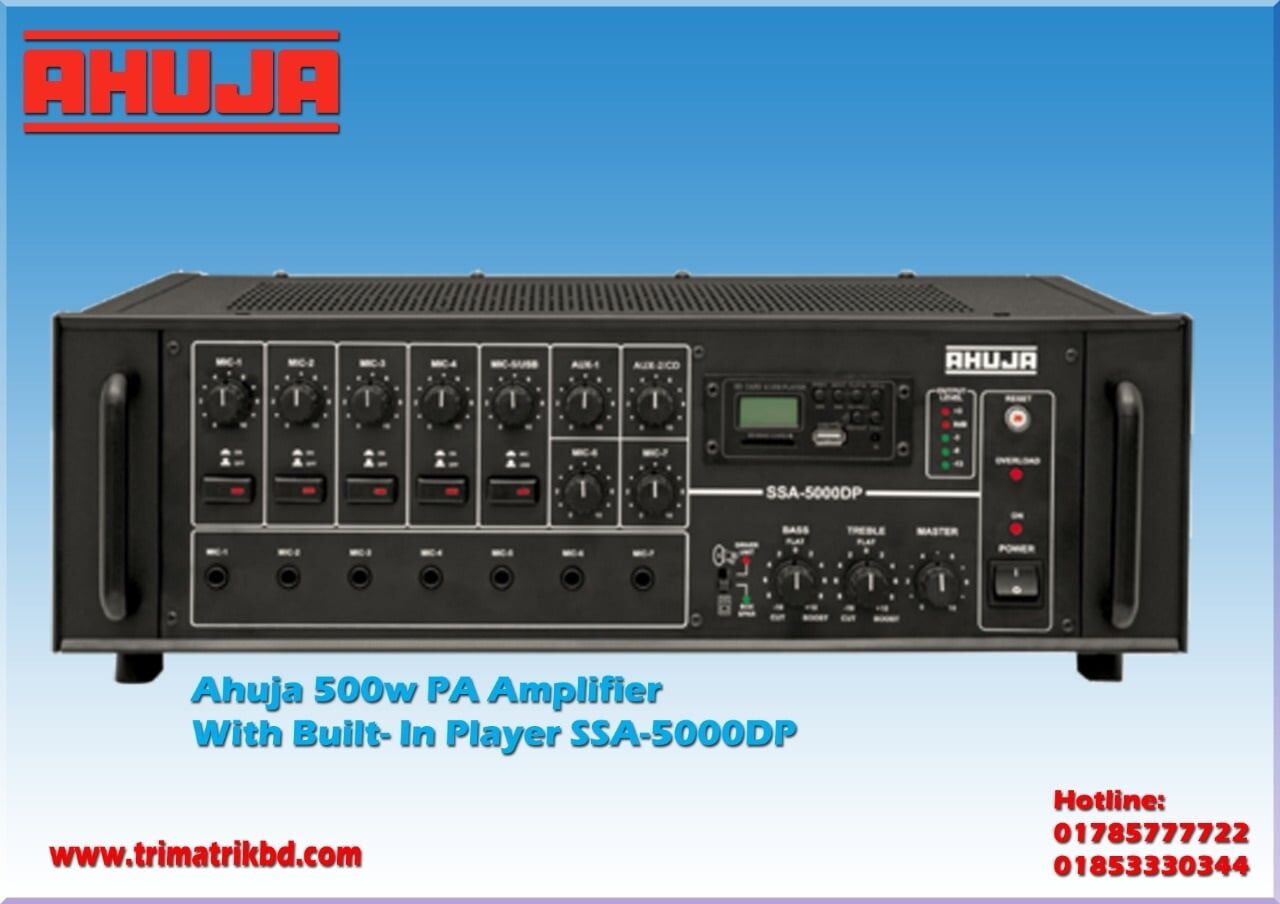 Ahuja SSA-5000DP Price in BD Ahuja SSA-250DP Price in Bangladesh