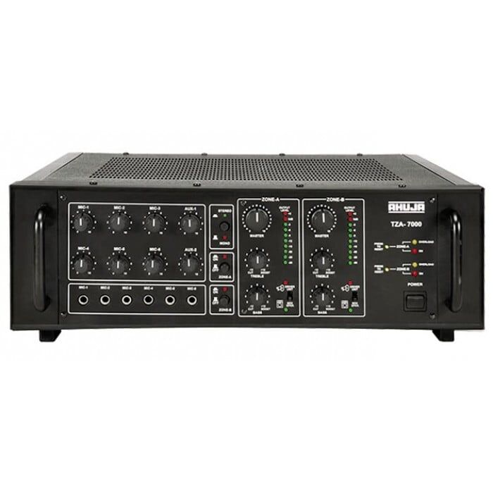 Ahuja TZA-7000 700 WATTS 2 ZONE PA MIXER AMPLIFIER